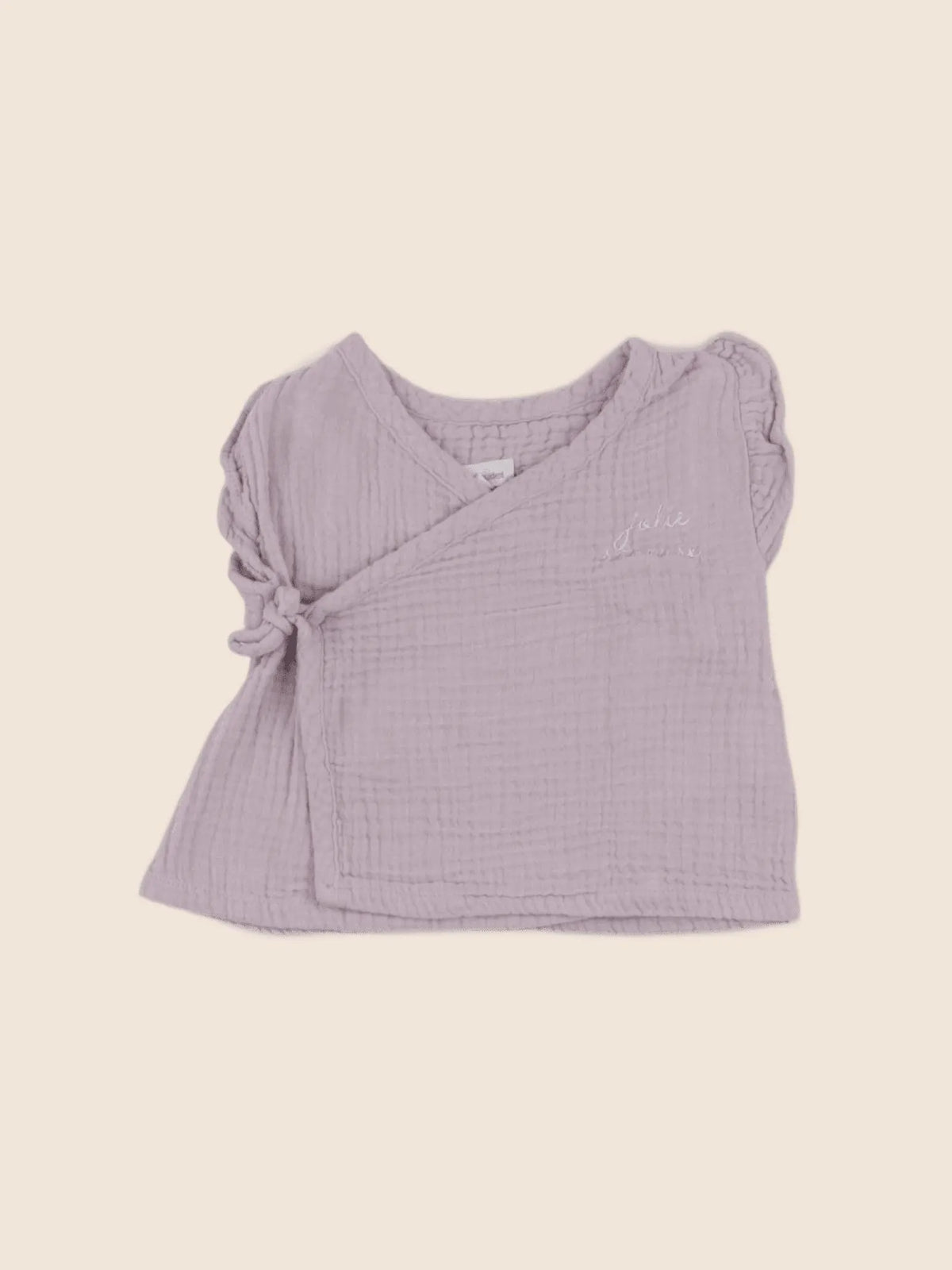 Vertbaudet - blouse violet - 6 mois