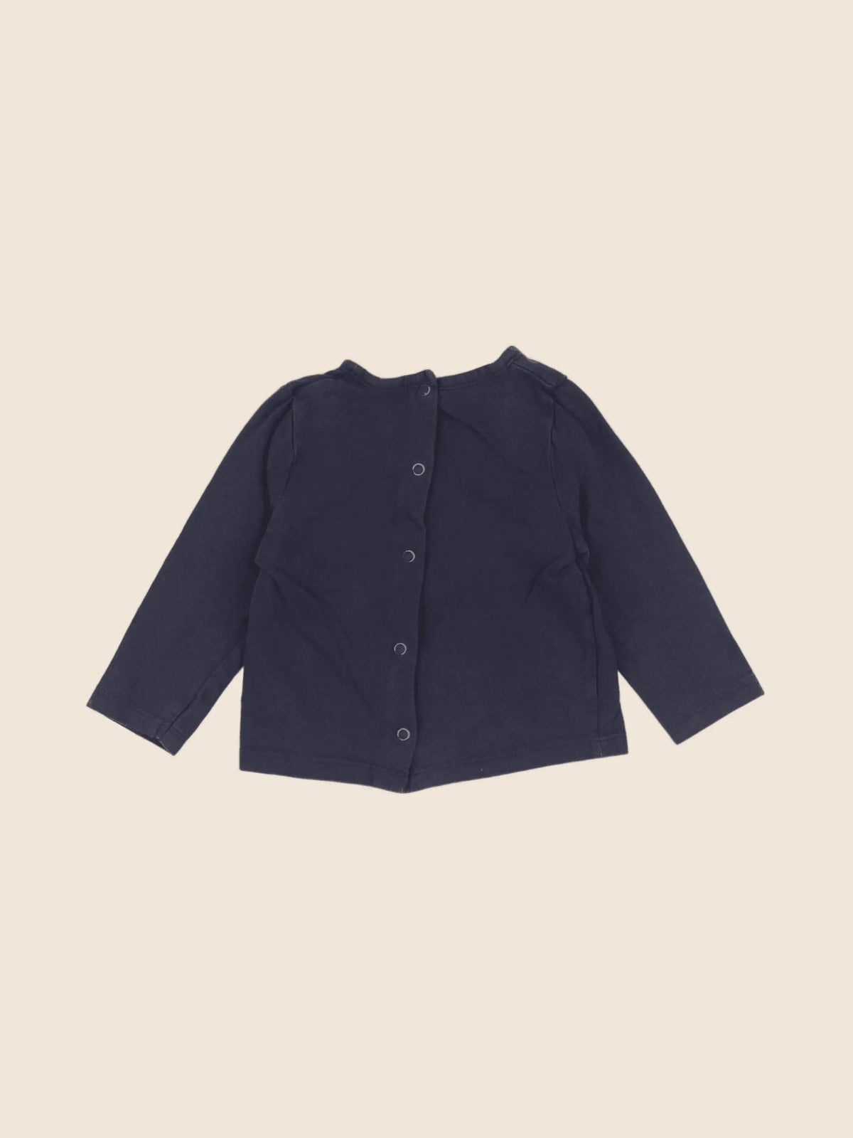 Vertbaudet - tee-shirt bleu - 6 mois