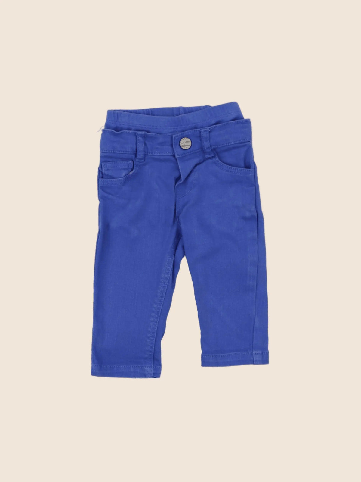 IKKS - pantalon bleu - 3 mois