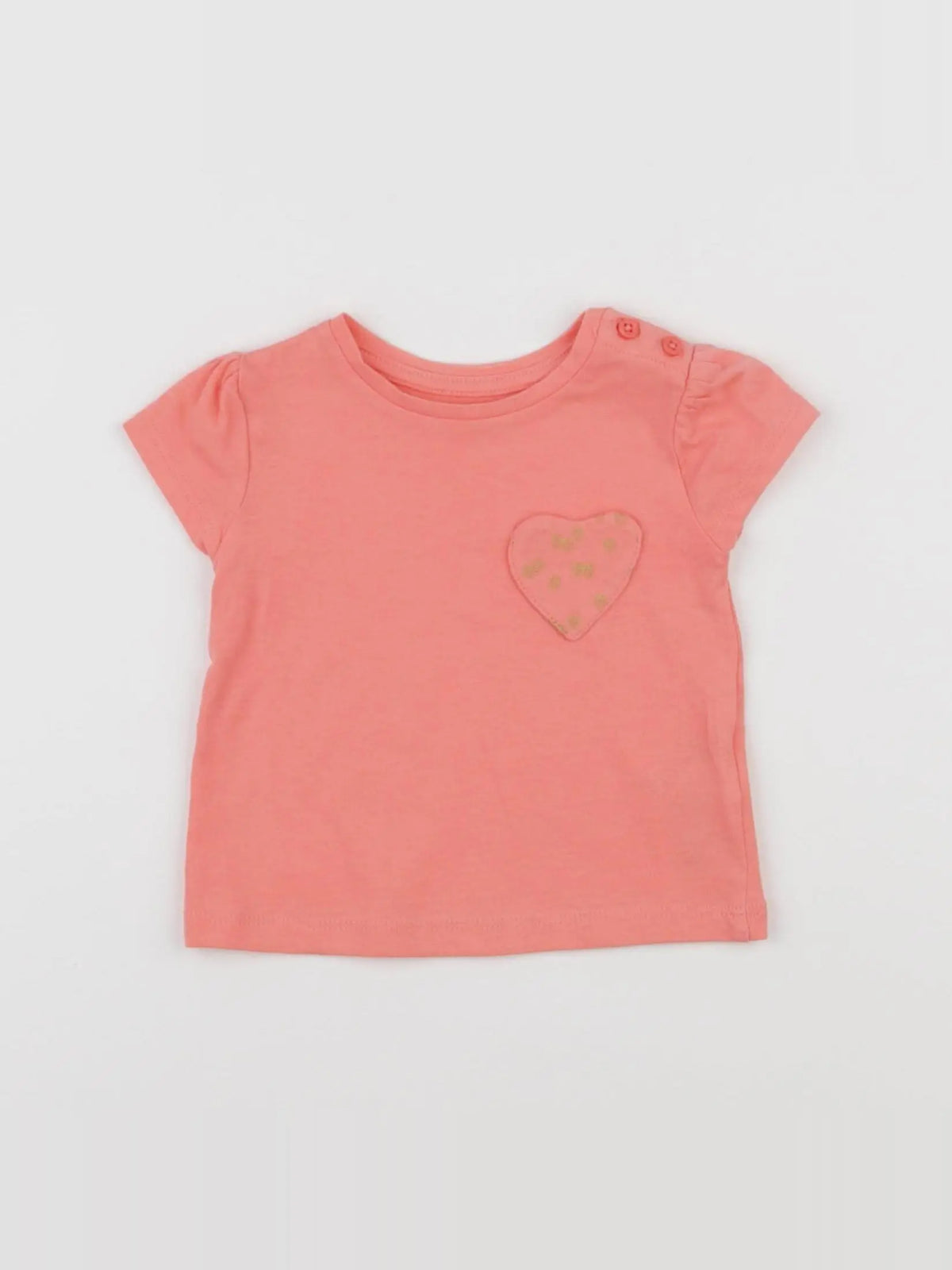 Vertbaudet - tee-shirt rose - 3 mois