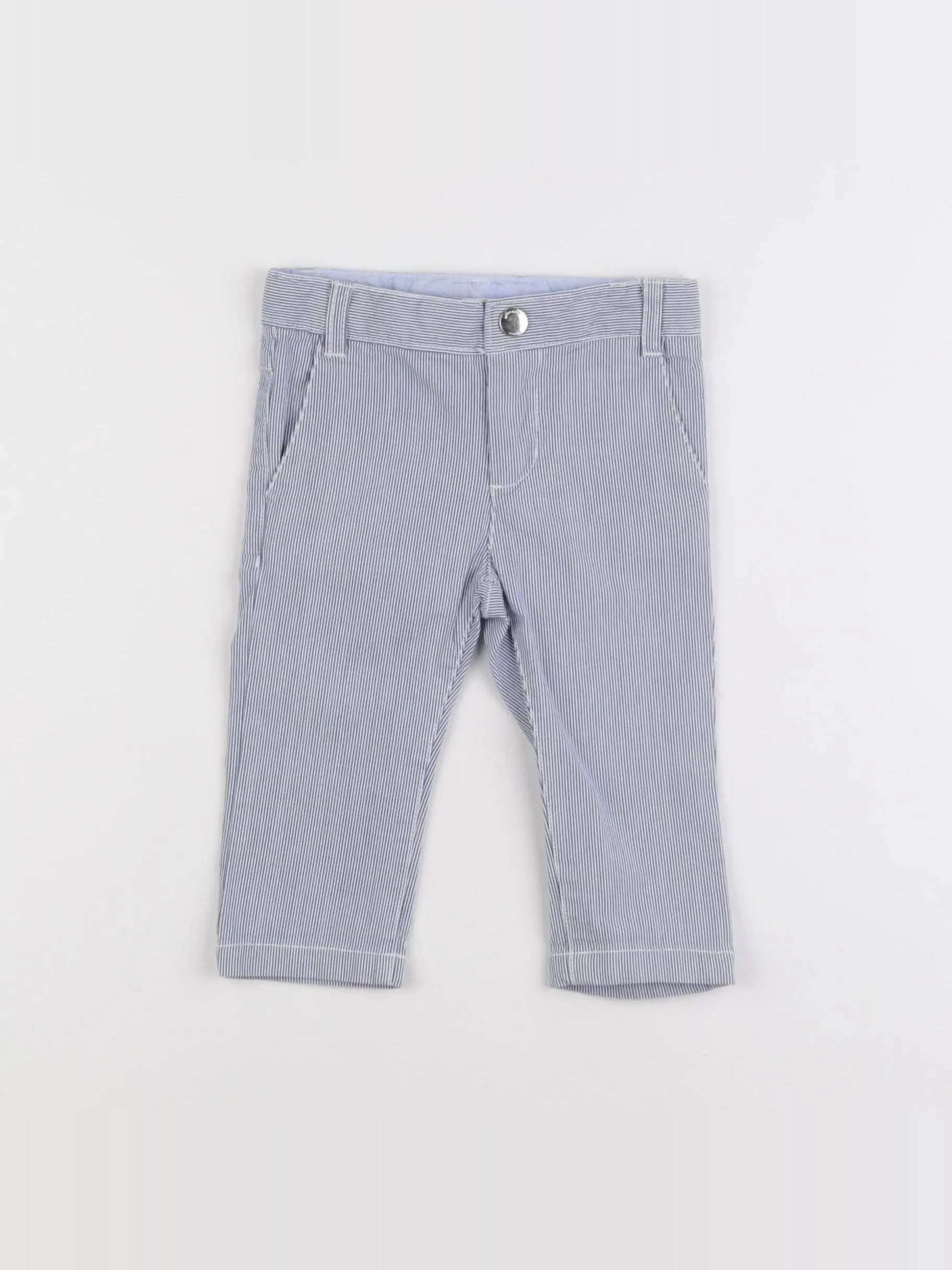 Jacadi - pantalon bleu - 12 mois