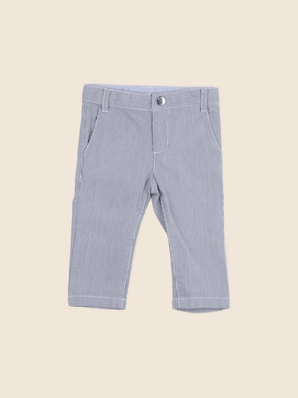 Jacadi - pantalon bleu - 12 mois