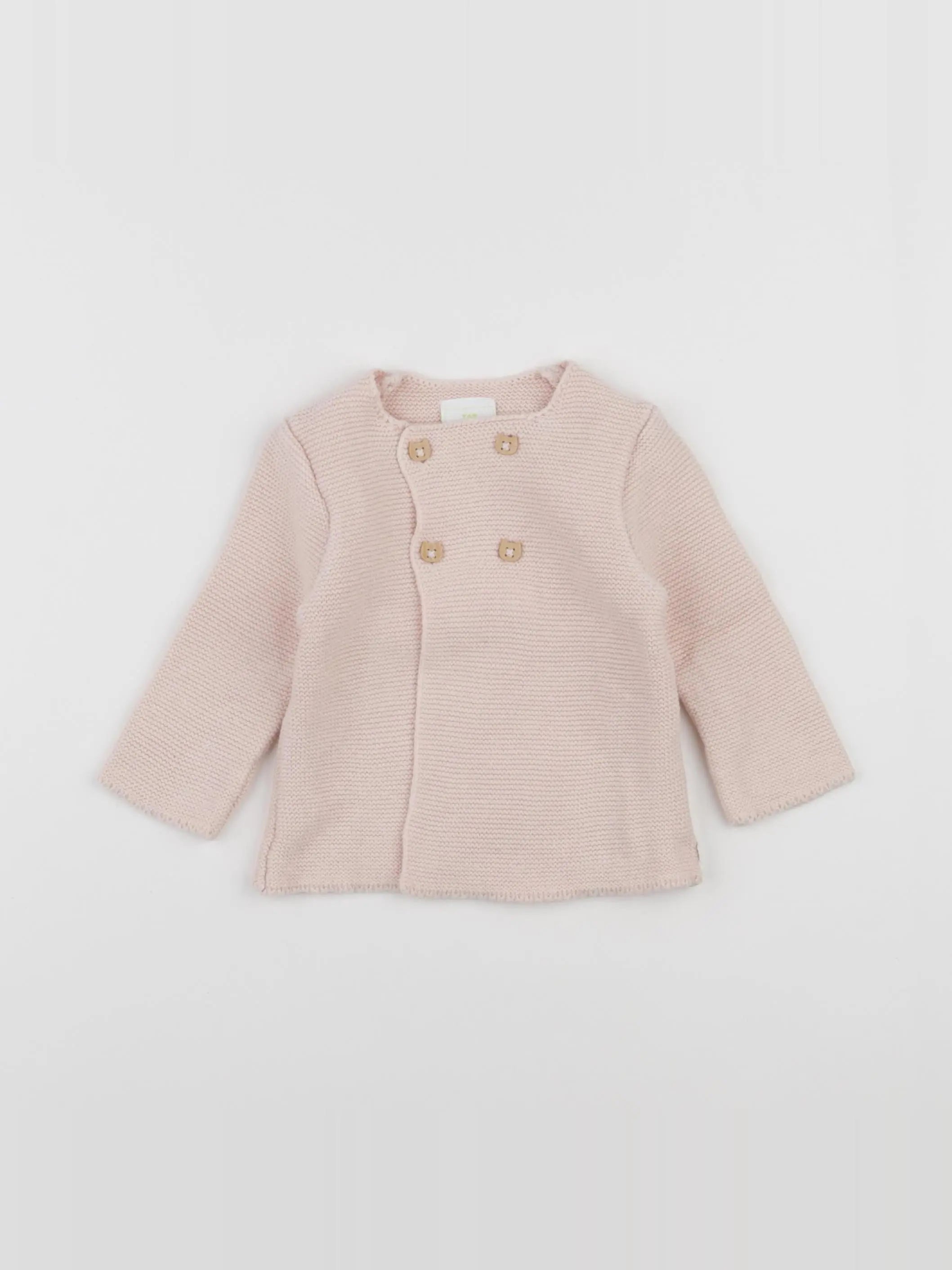 Tape à l'oeil - gilet rose - 6 mois