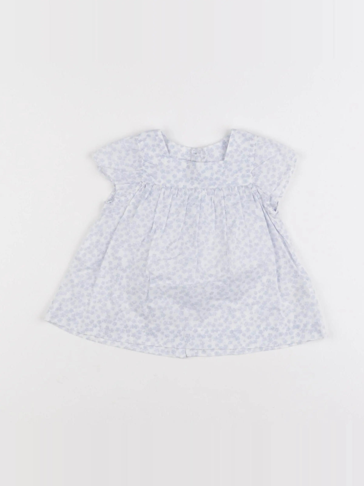Jacadi - blouse bleu, blanc - 12 mois