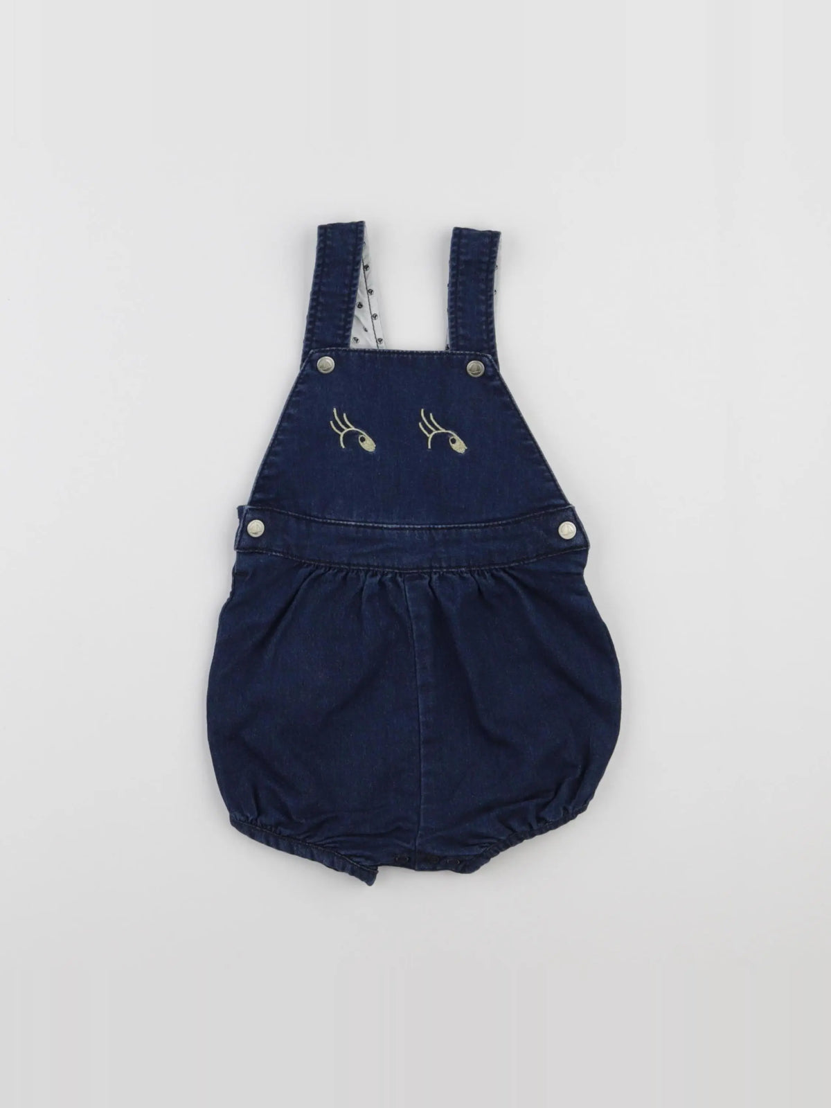 Petit Bateau - combinaison bleu - 12 mois