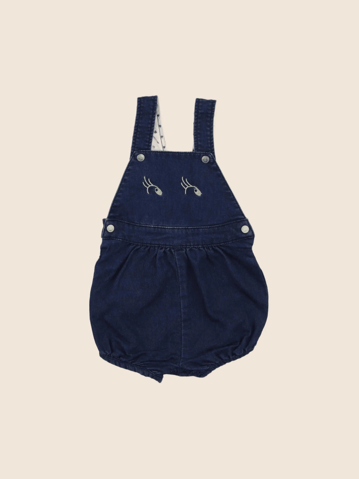 Petit Bateau - combinaison bleu - 12 mois