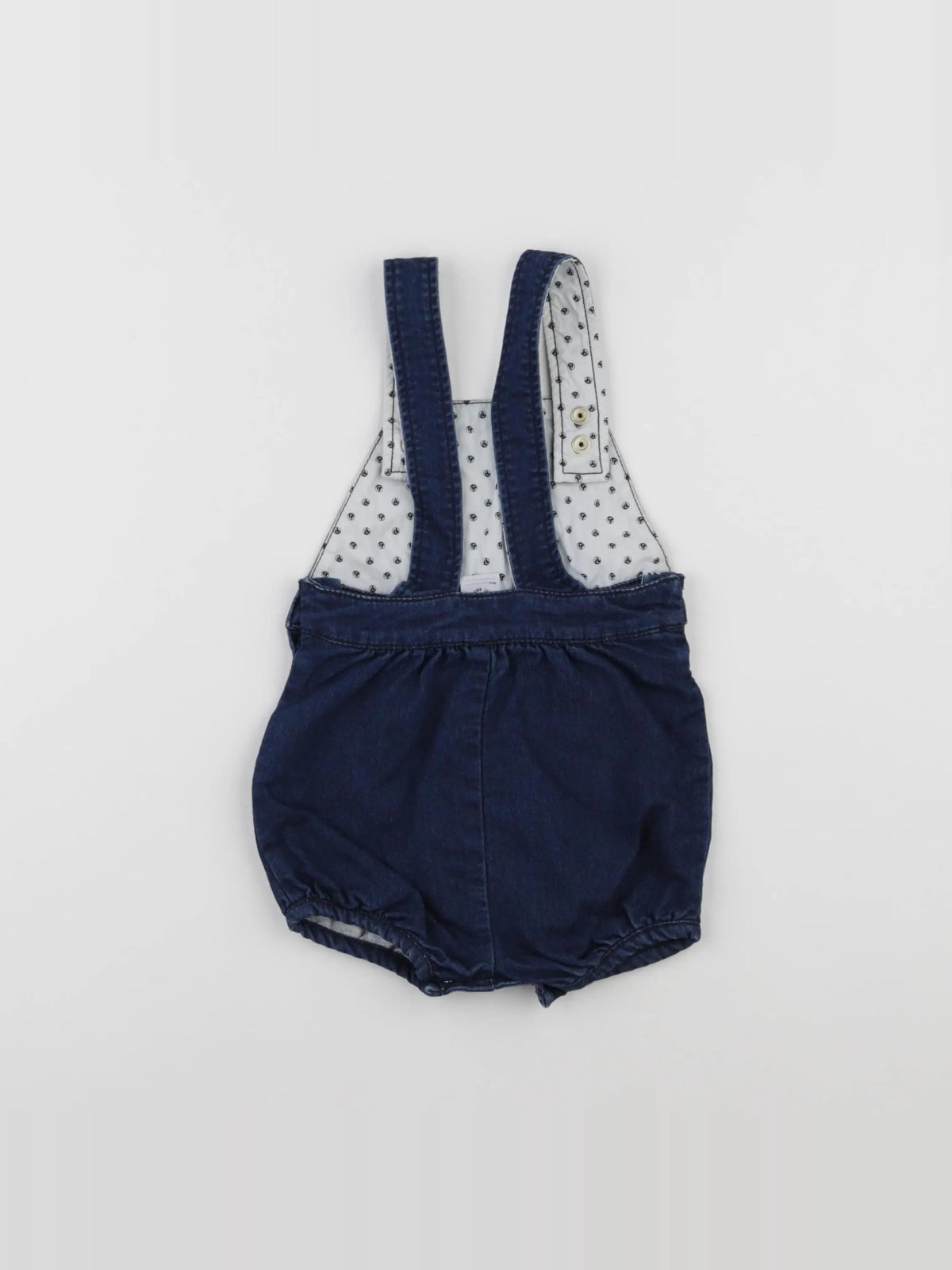 Petit Bateau - combinaison bleu - 12 mois