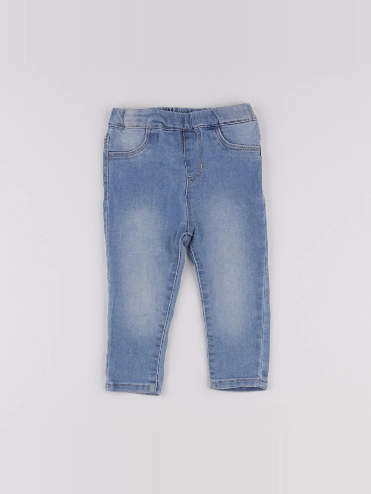 H&M - jegging bleu - 9/12 mois