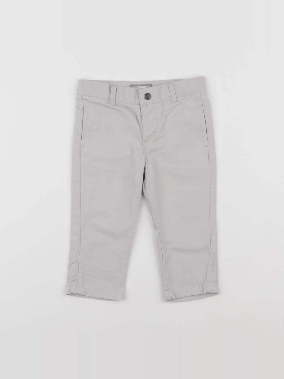 Vertbaudet - pantalon beige - 6 mois