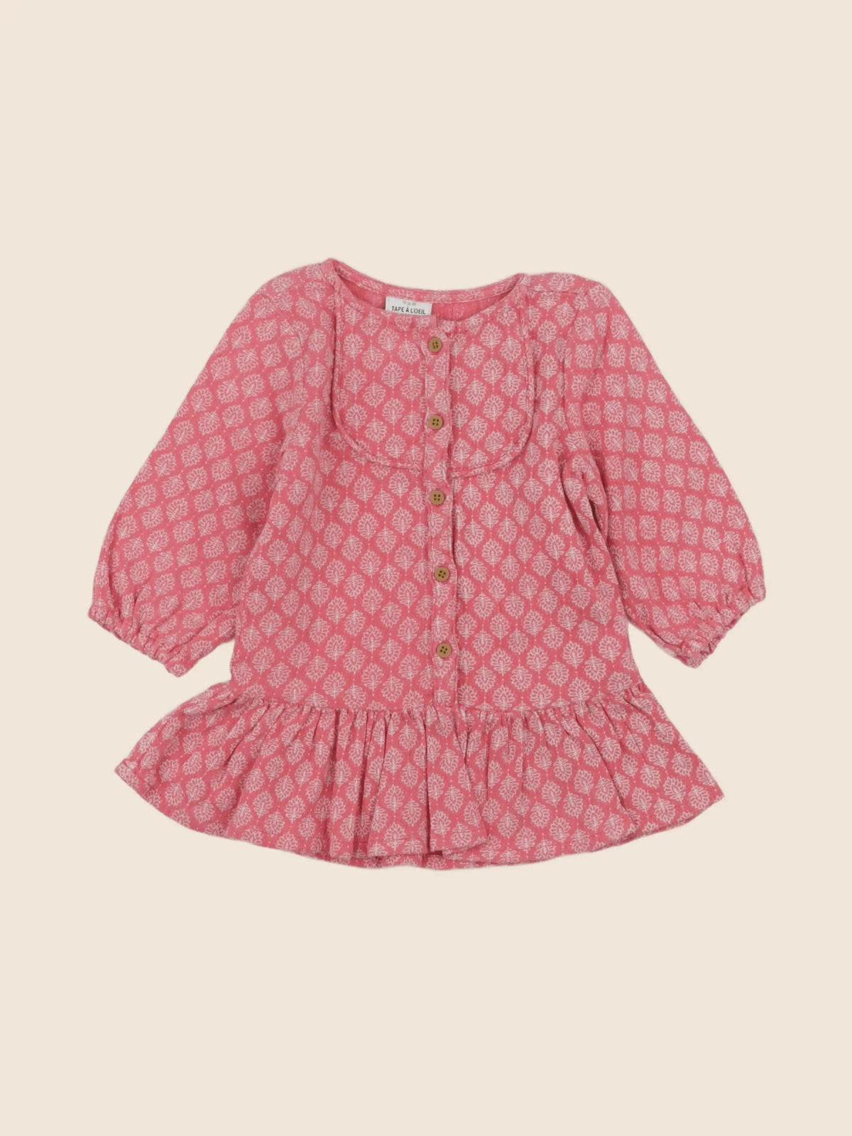 Tape à l'oeil - robe rose - 6 mois