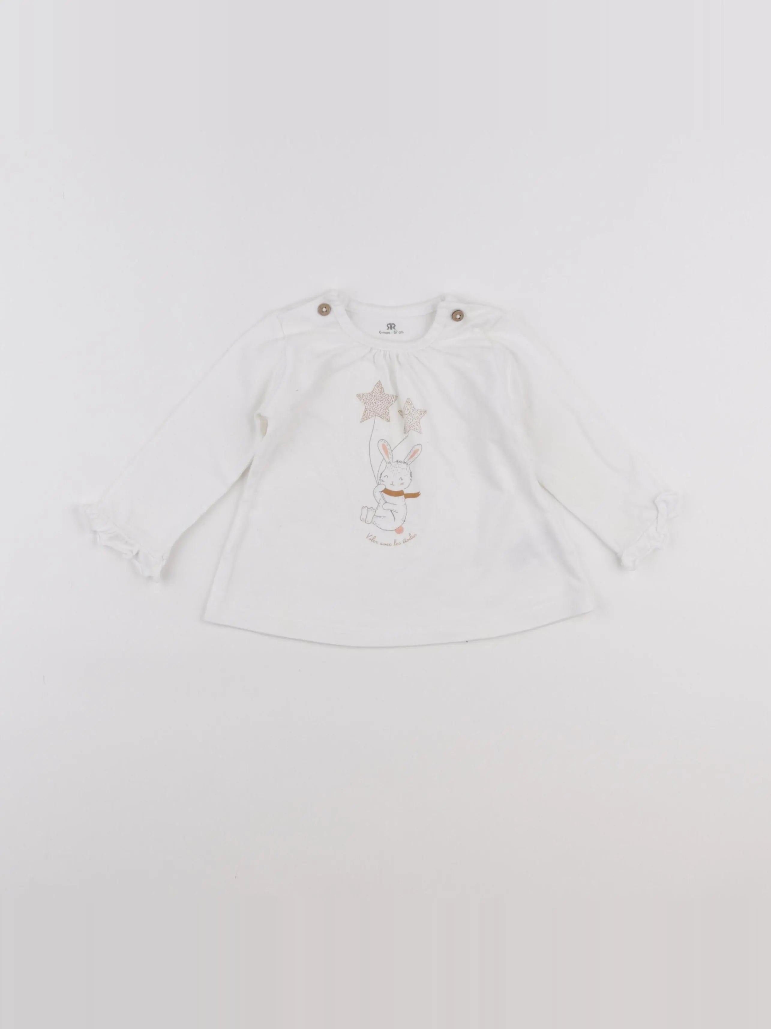 La Redoute - tee-shirt blanc - 6 mois