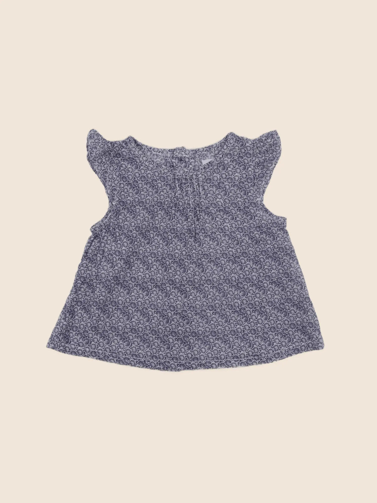 Boutchou - blouse bleu - 3 mois