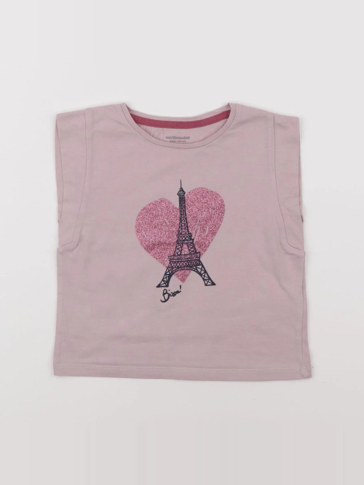 Vertbaudet - débardeur violet - 2 ans