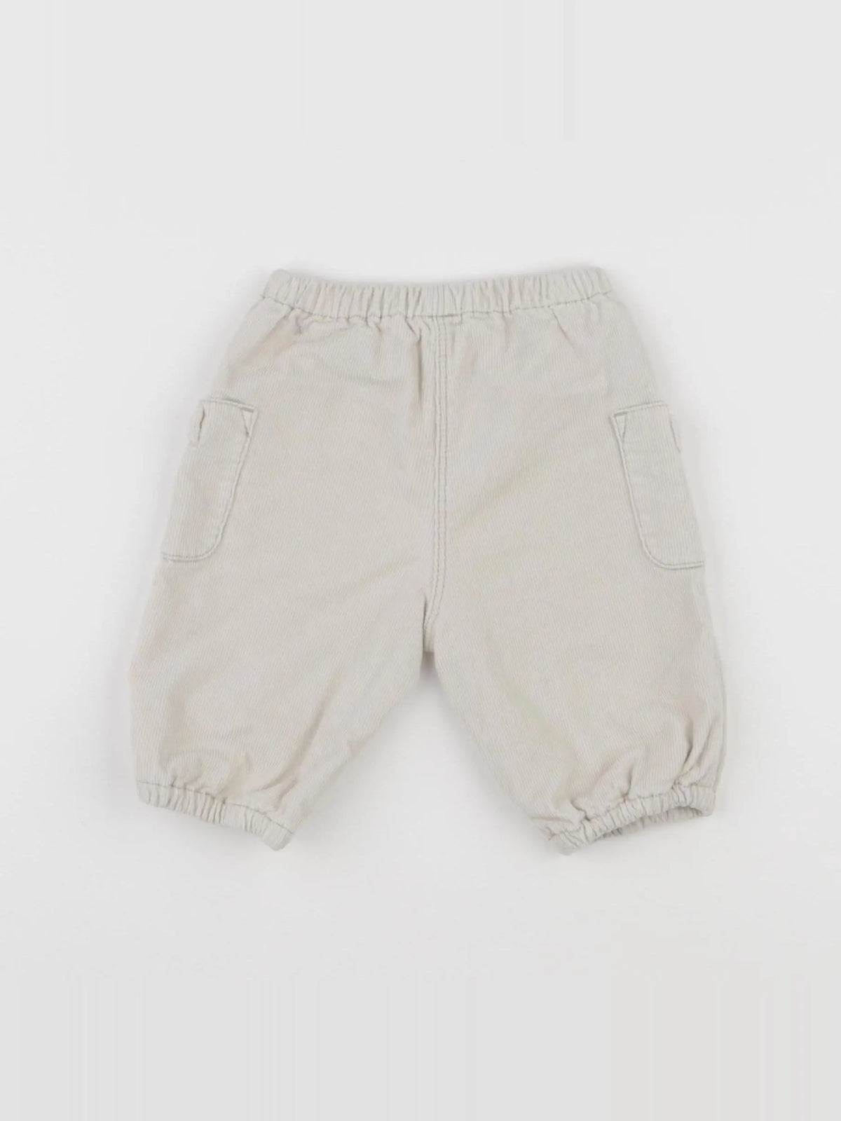 Petit Bateau - pantalon doublé beige - 3 mois