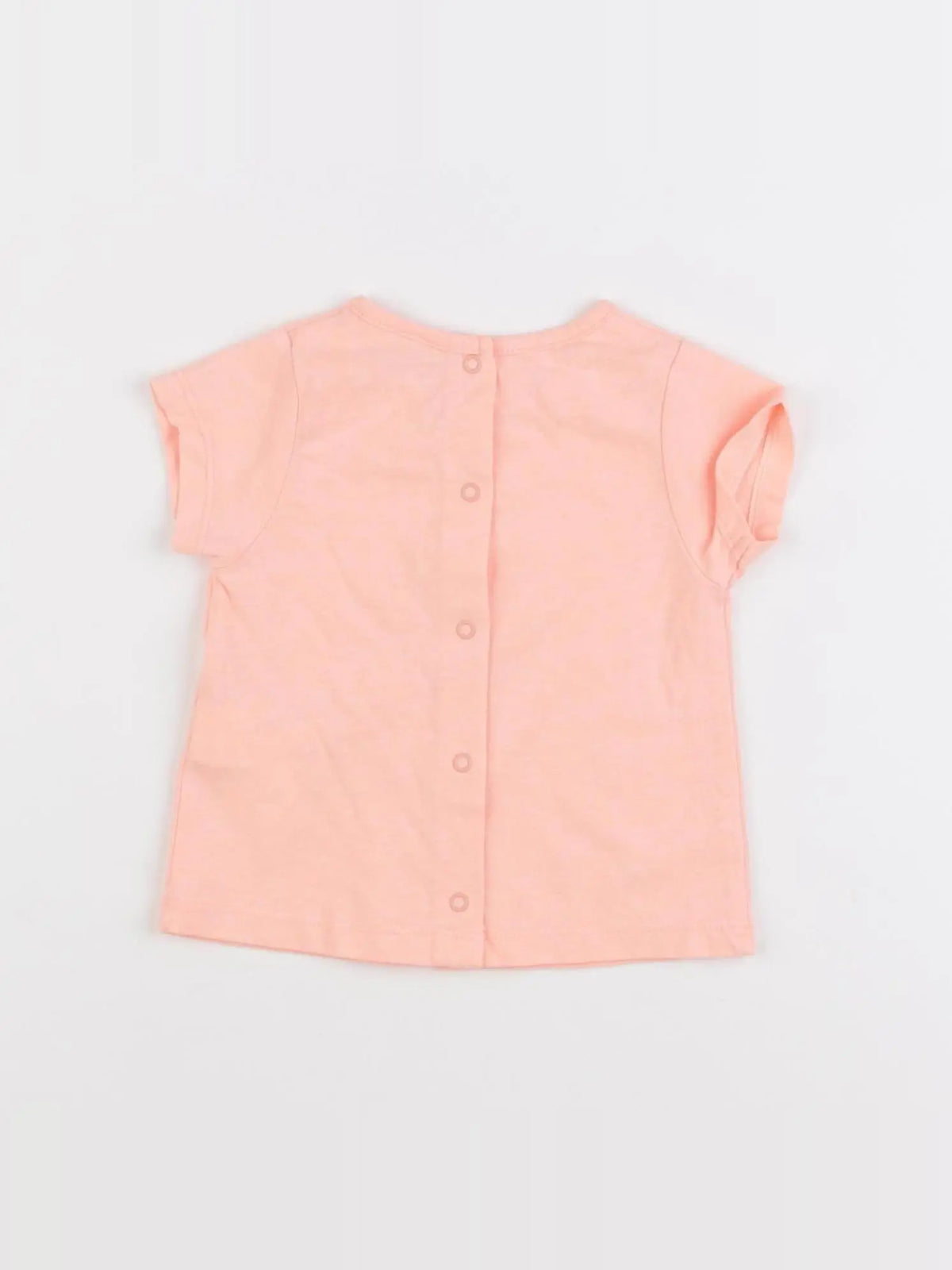 Tape à l'oeil - tee-shirt rose fluo - 3 mois