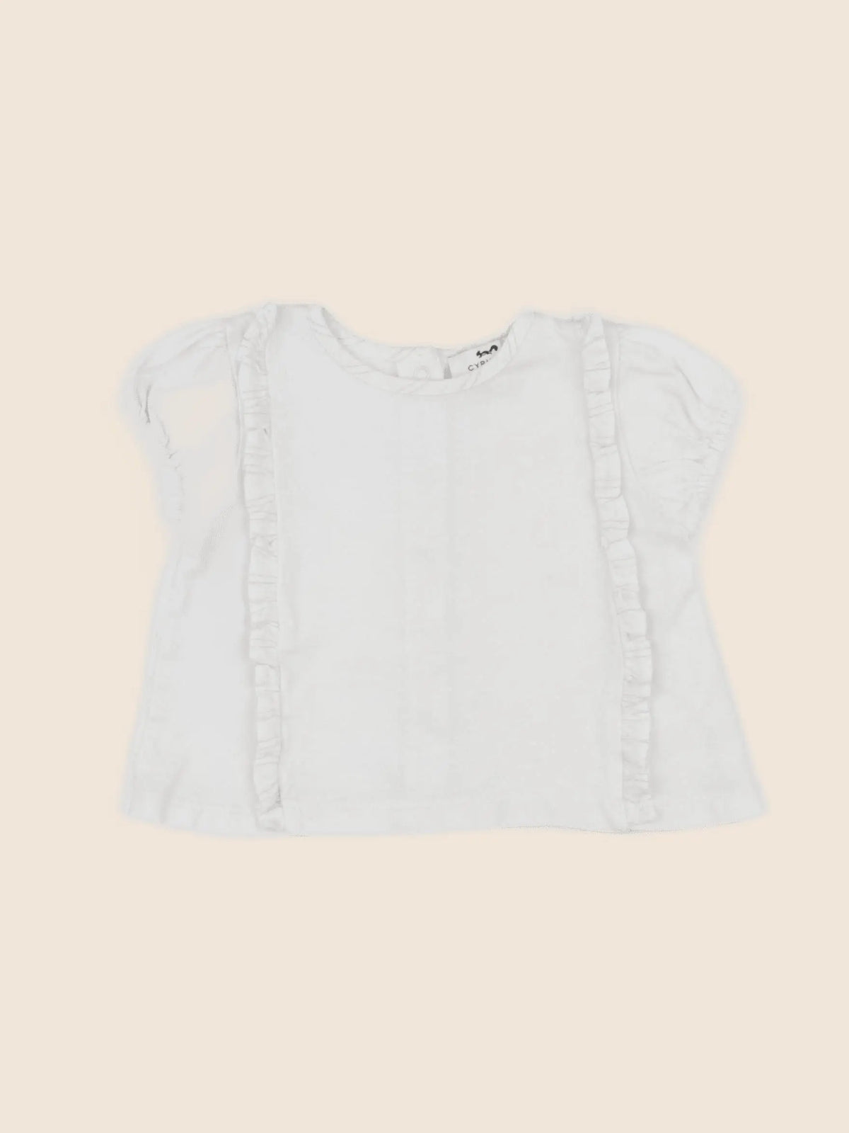 Cyrillus - tee-shirt beige - 6 mois