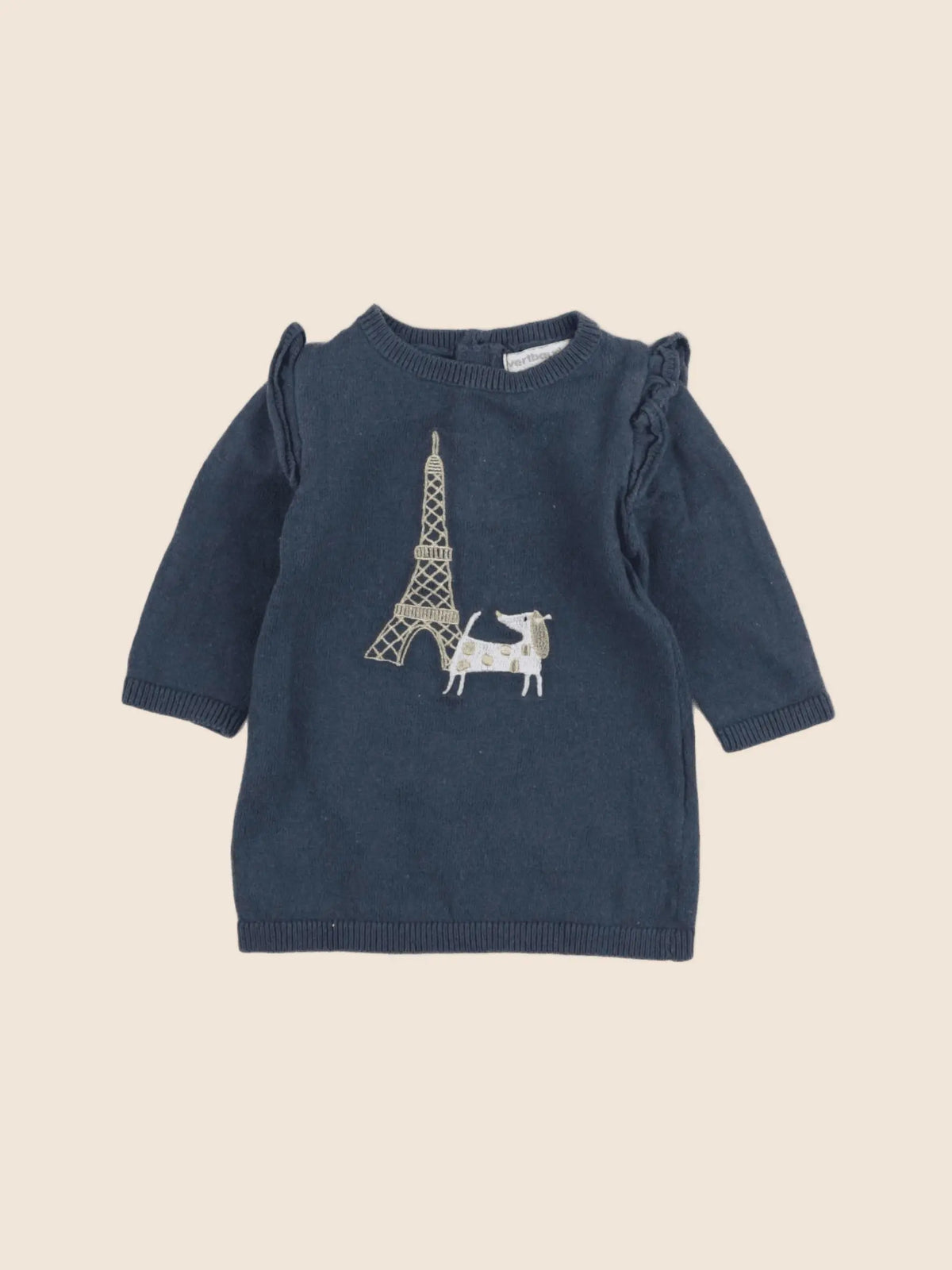 Vertbaudet - robe bleu - 3 mois