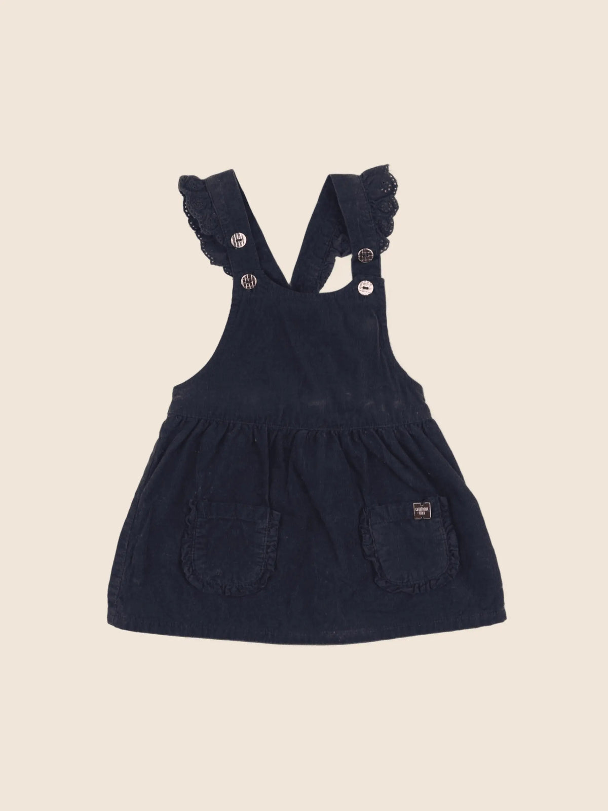 Carrément Beau - robe bleu - 9 mois