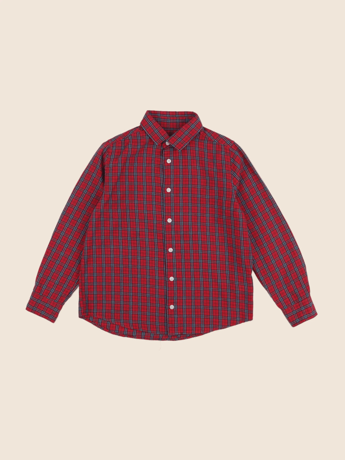 Cyrillus - chemise rouge - 10 ans