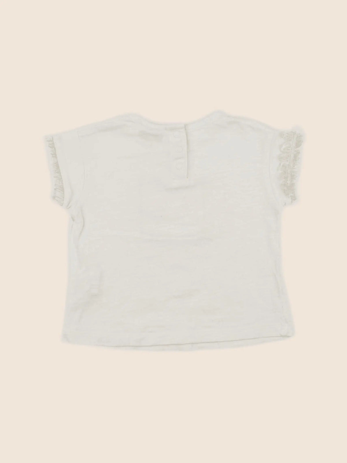 Tape à l'oeil - tee-shirt beige, or - 6 mois