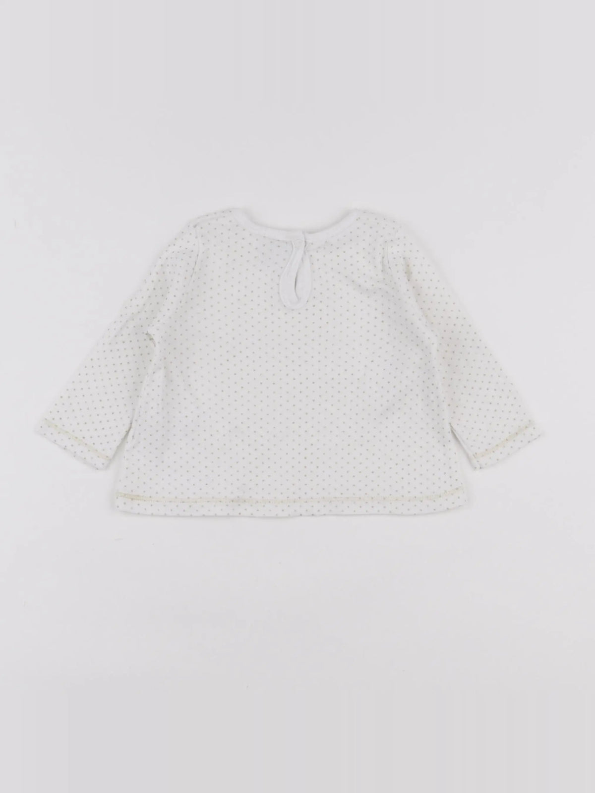 Petit Bateau - tee-shirt blanc - 6 mois