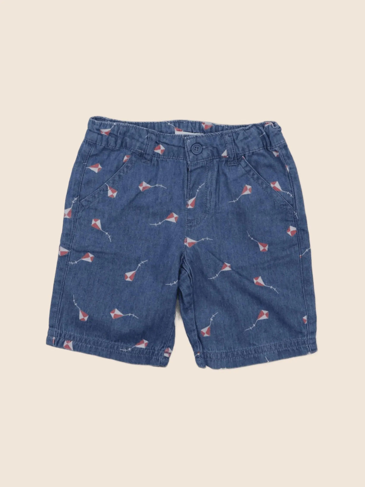Boutchou - short bleu - 12 mois
