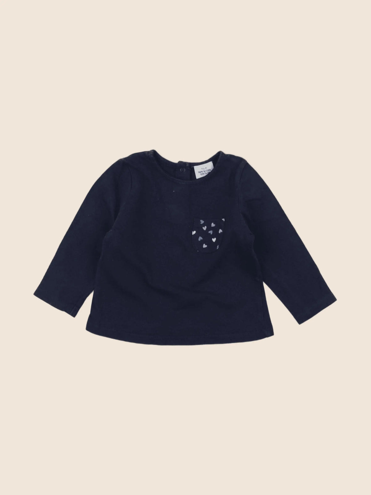 Tape à l'oeil - tee-shirt bleu - 12 mois