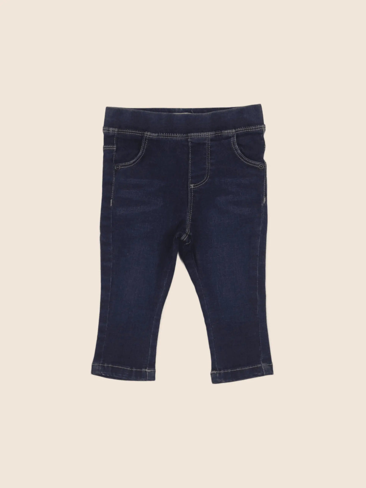 Vertbaudet - jegging bleu - 9 mois
