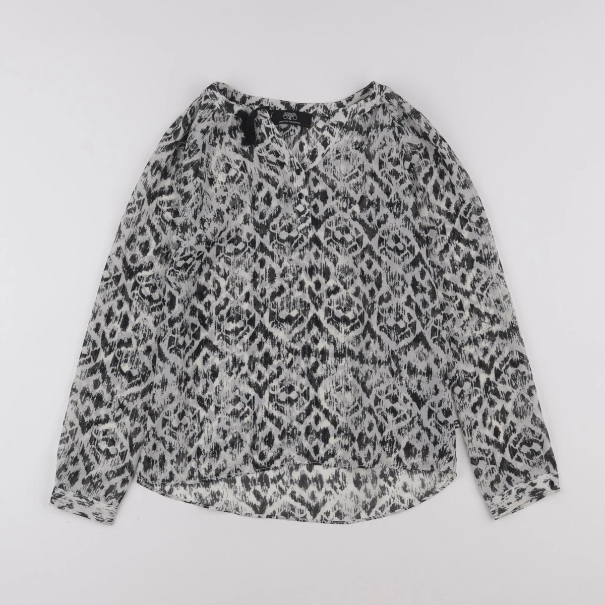 Le temps des cerises - blouse noir, beige - 10 ans