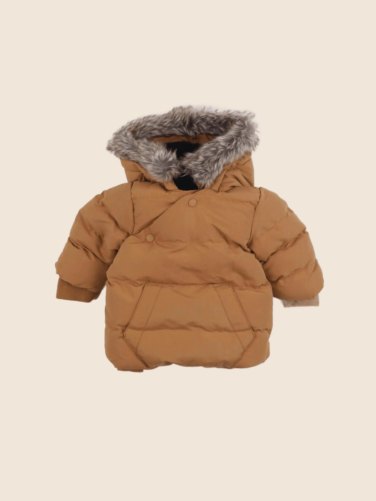 Vertbaudet - doudoune marron - 3 mois