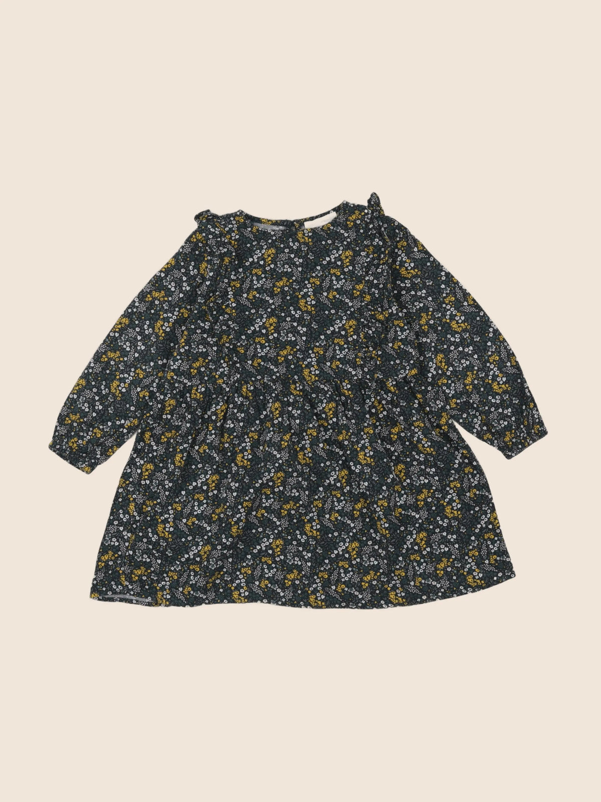 Vertbaudet - robe vert, jaune - 3 ans