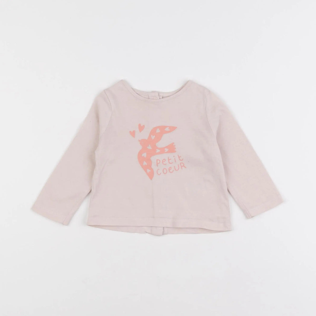 Vertbaudet - tee-shirt rose - 6 mois