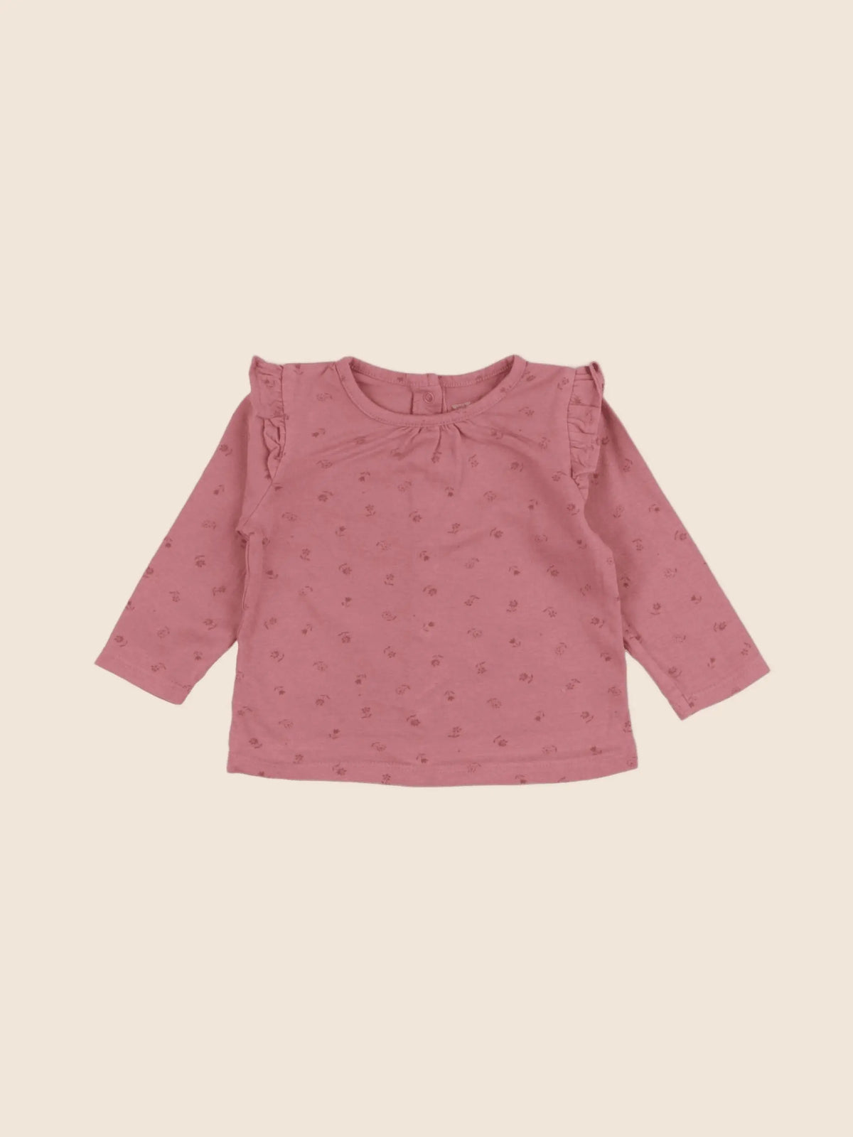 Vertbaudet - tee-shirt rose - 6 mois
