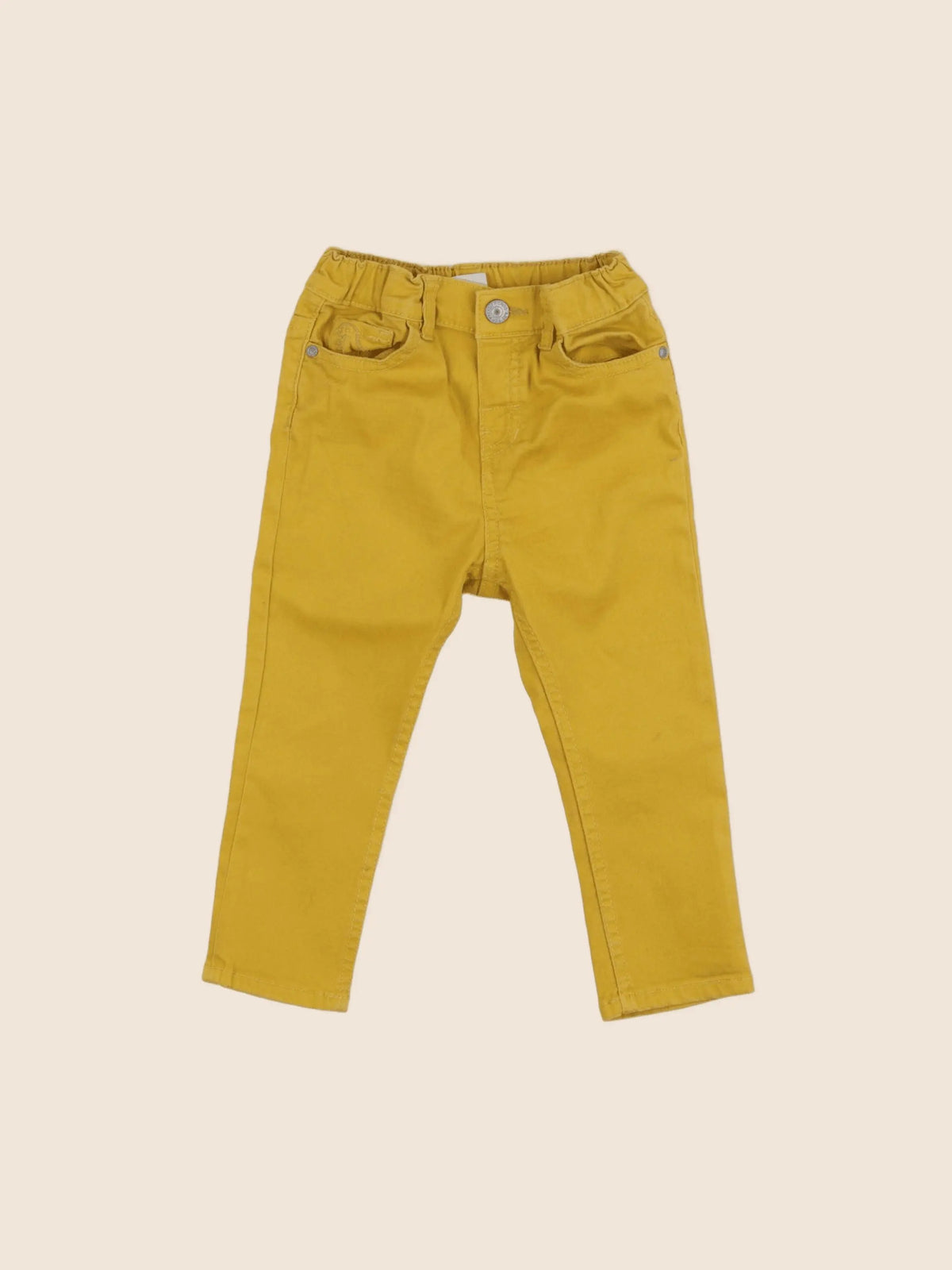 H&M - pantalon jaune - 12/18 mois