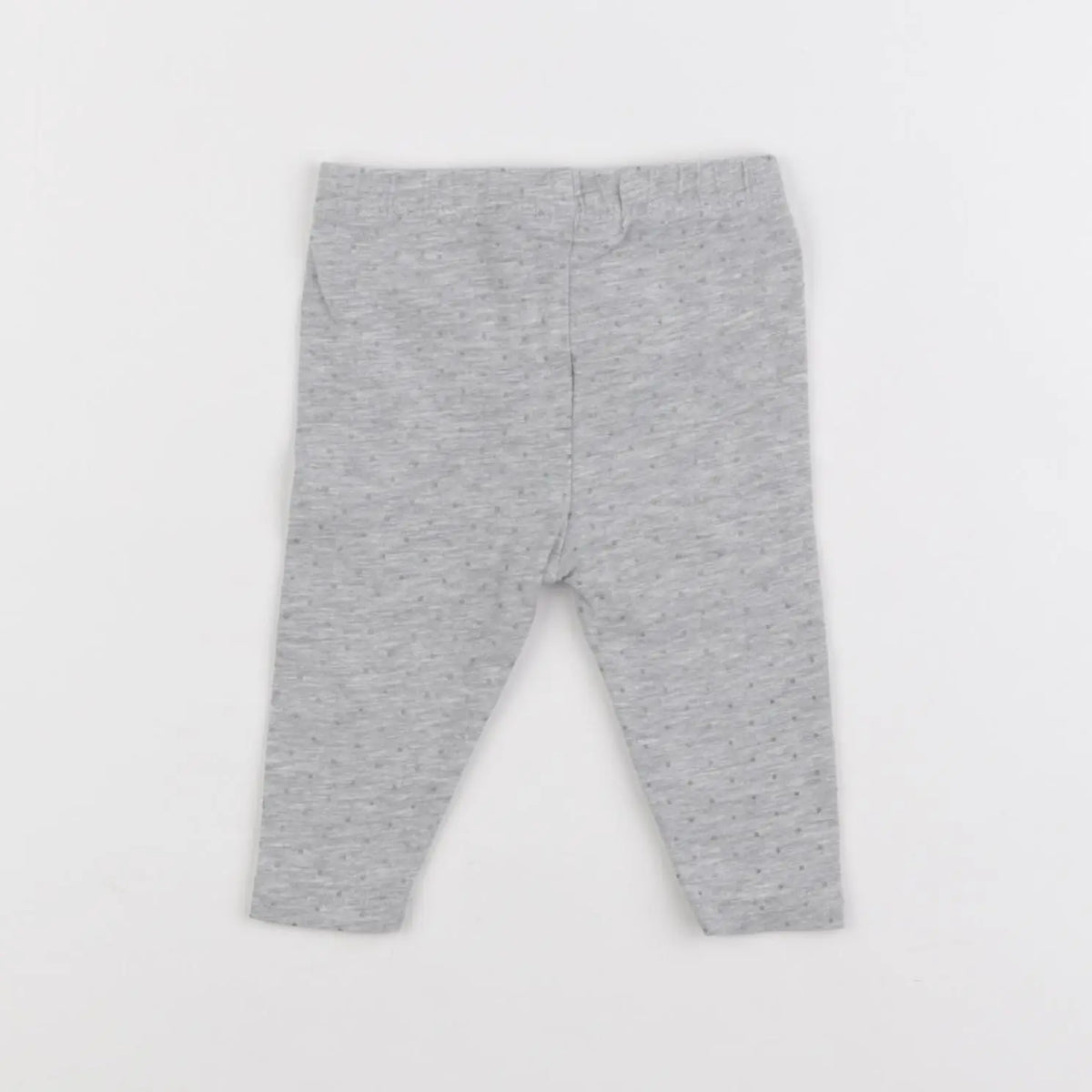 Vertbaudet - legging gris, argent - 3 mois