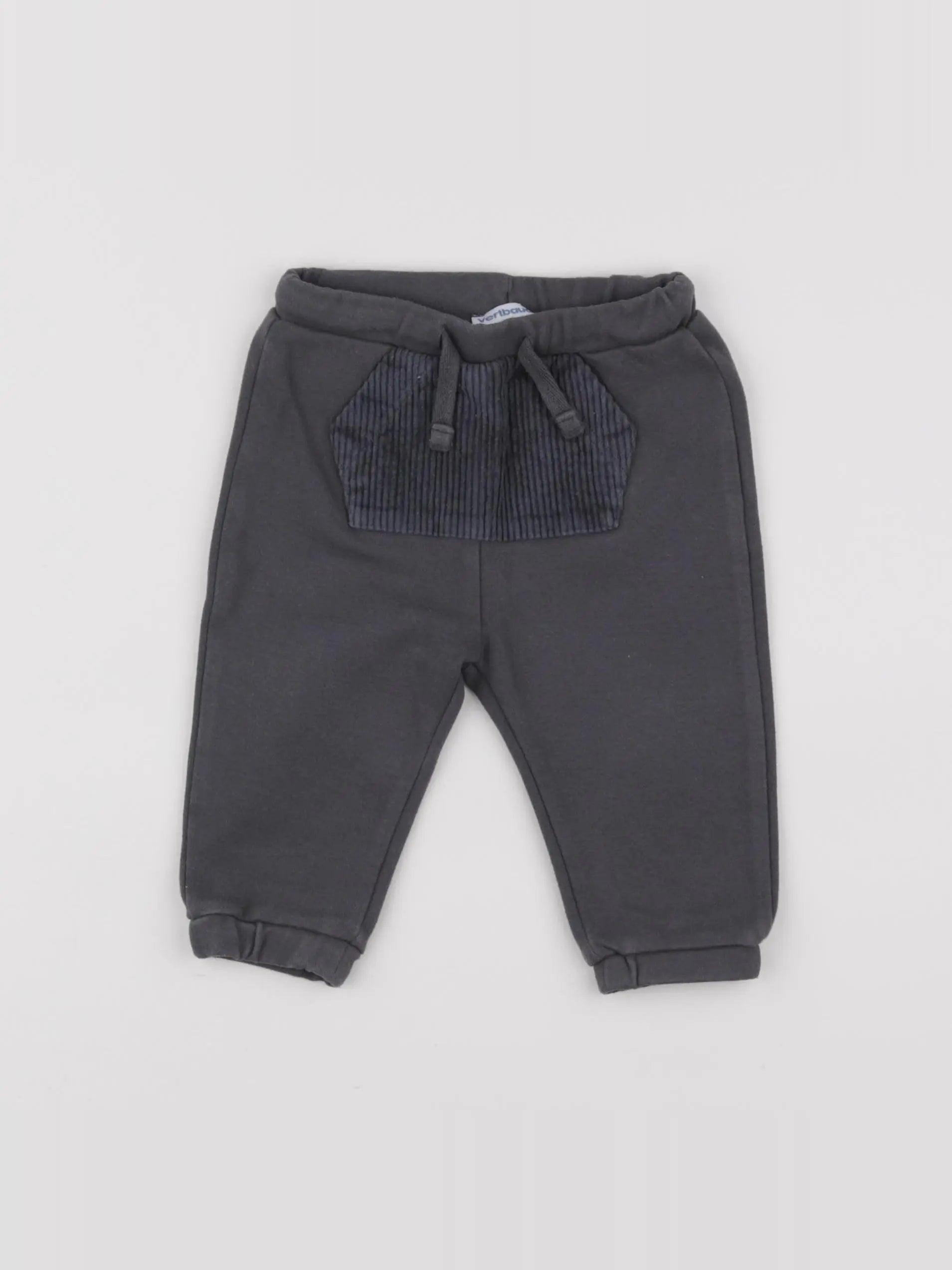 Vertbaudet - jogging gris - 9 mois