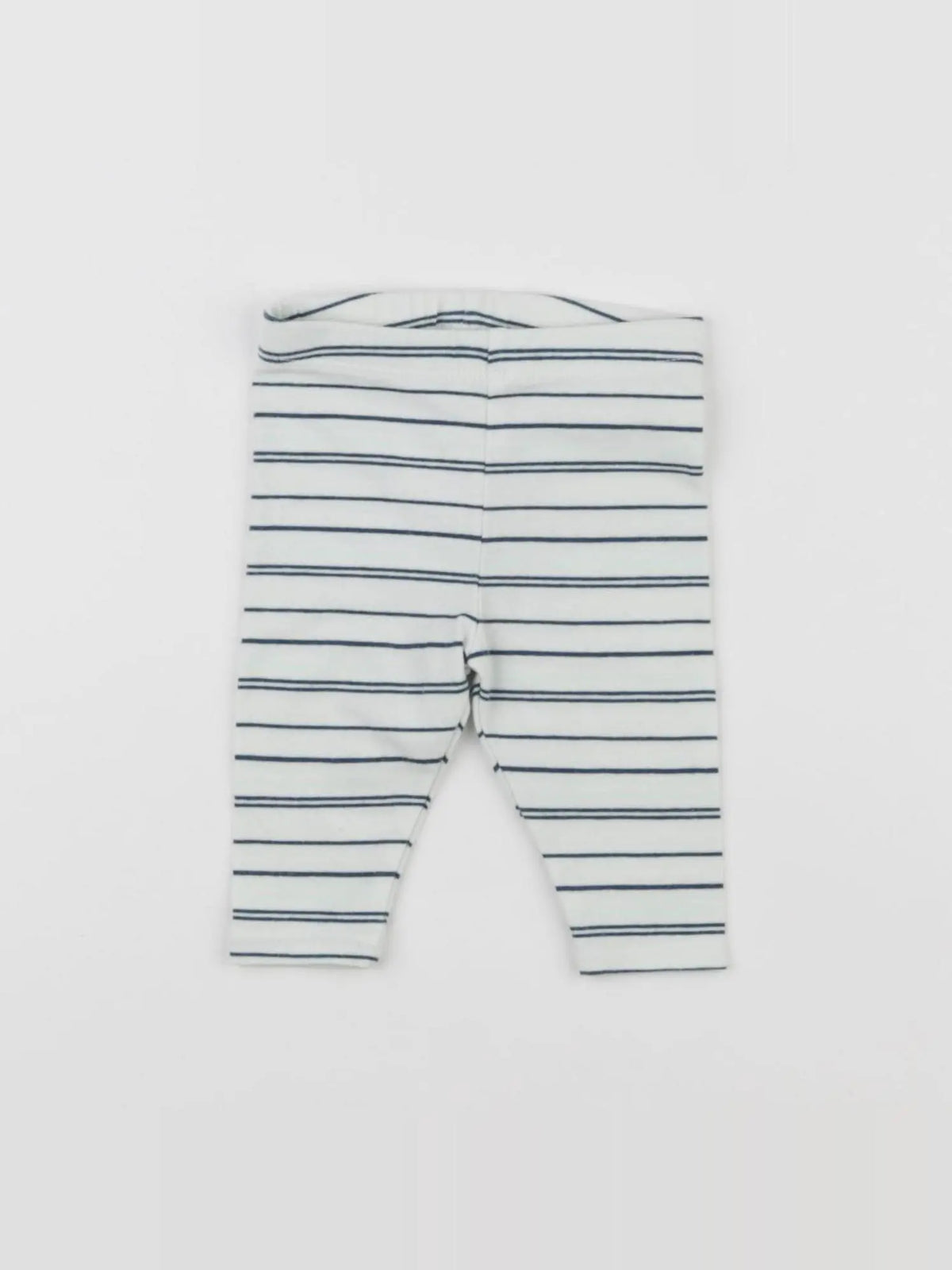 Vertbaudet - legging blanc, bleu - 1 mois