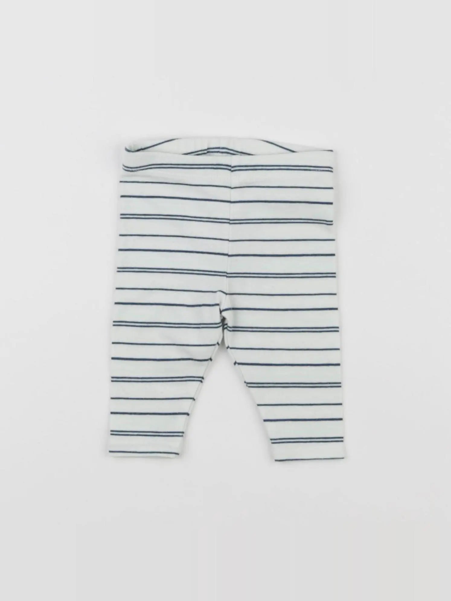 Vertbaudet - legging blanc, bleu - 1 mois