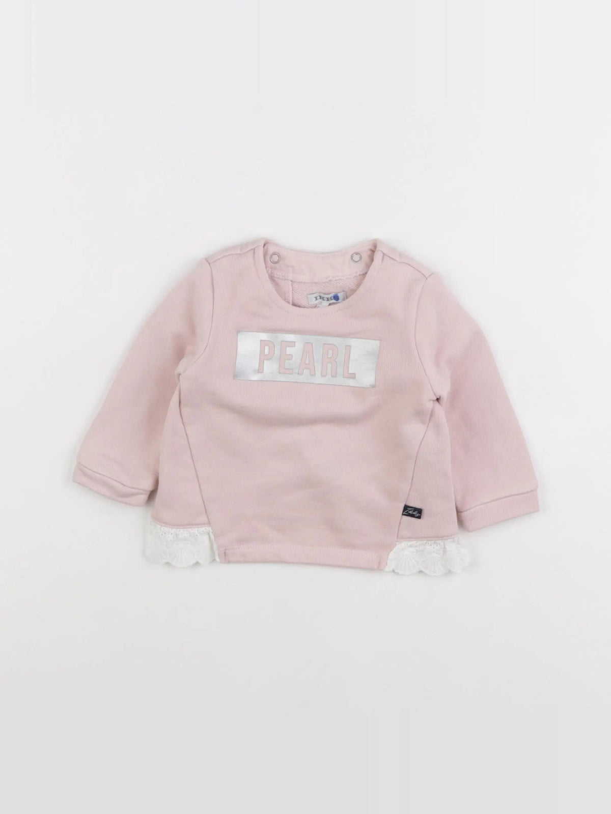 IKKS - sweat rose - 6 mois