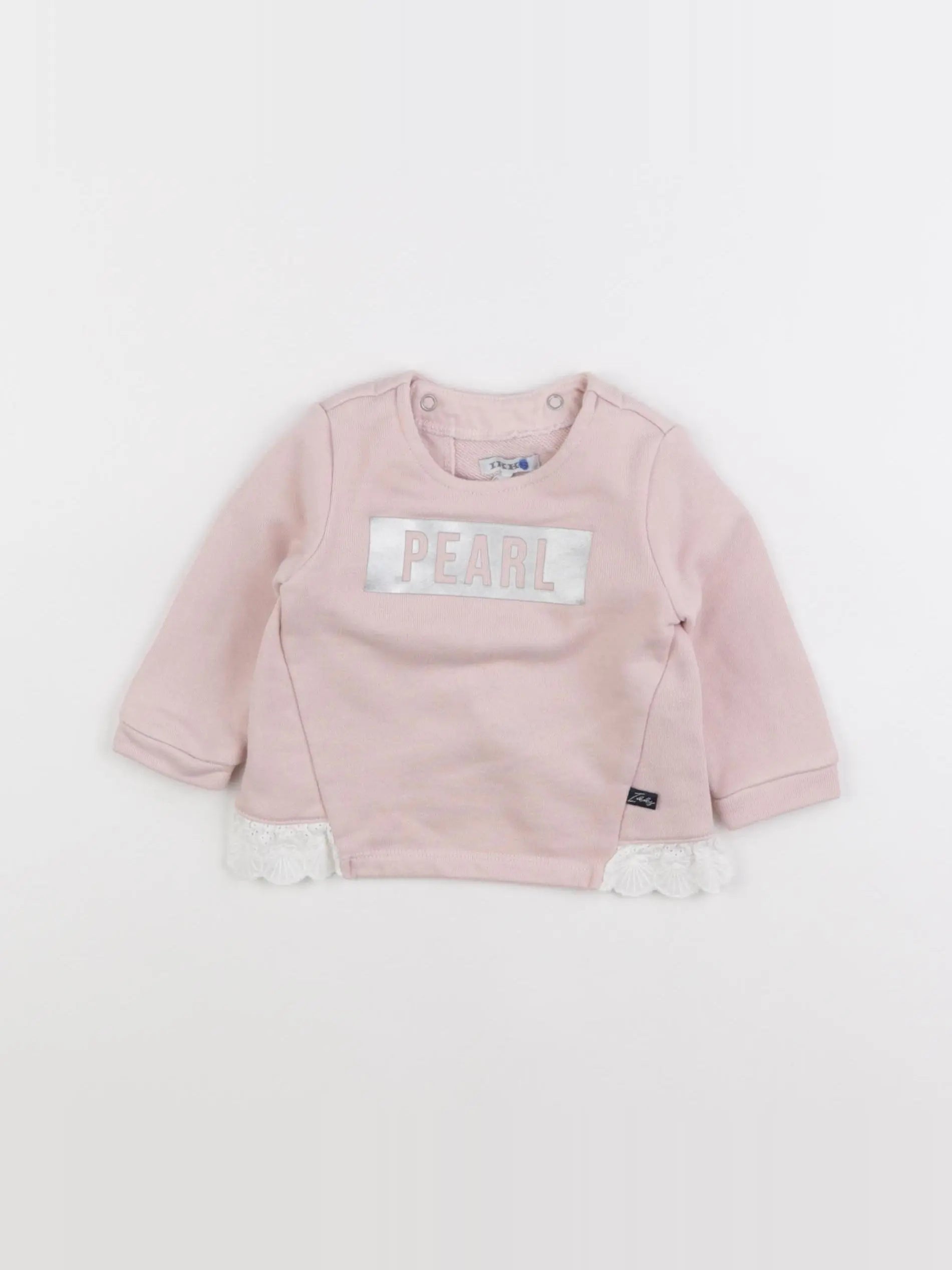 IKKS - sweat rose - 6 mois