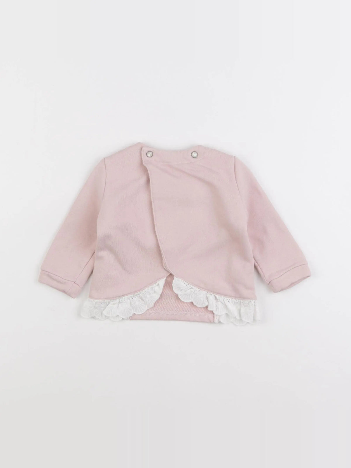 IKKS - sweat rose - 6 mois
