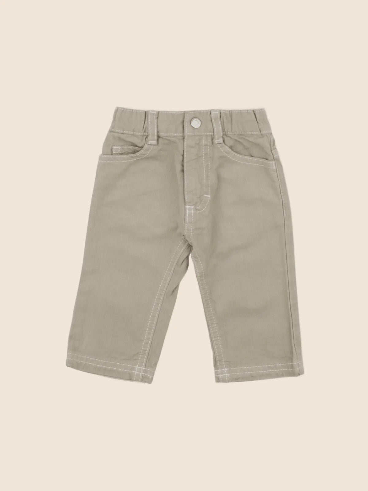 Petit Bateau - pantalon beige - 3 mois