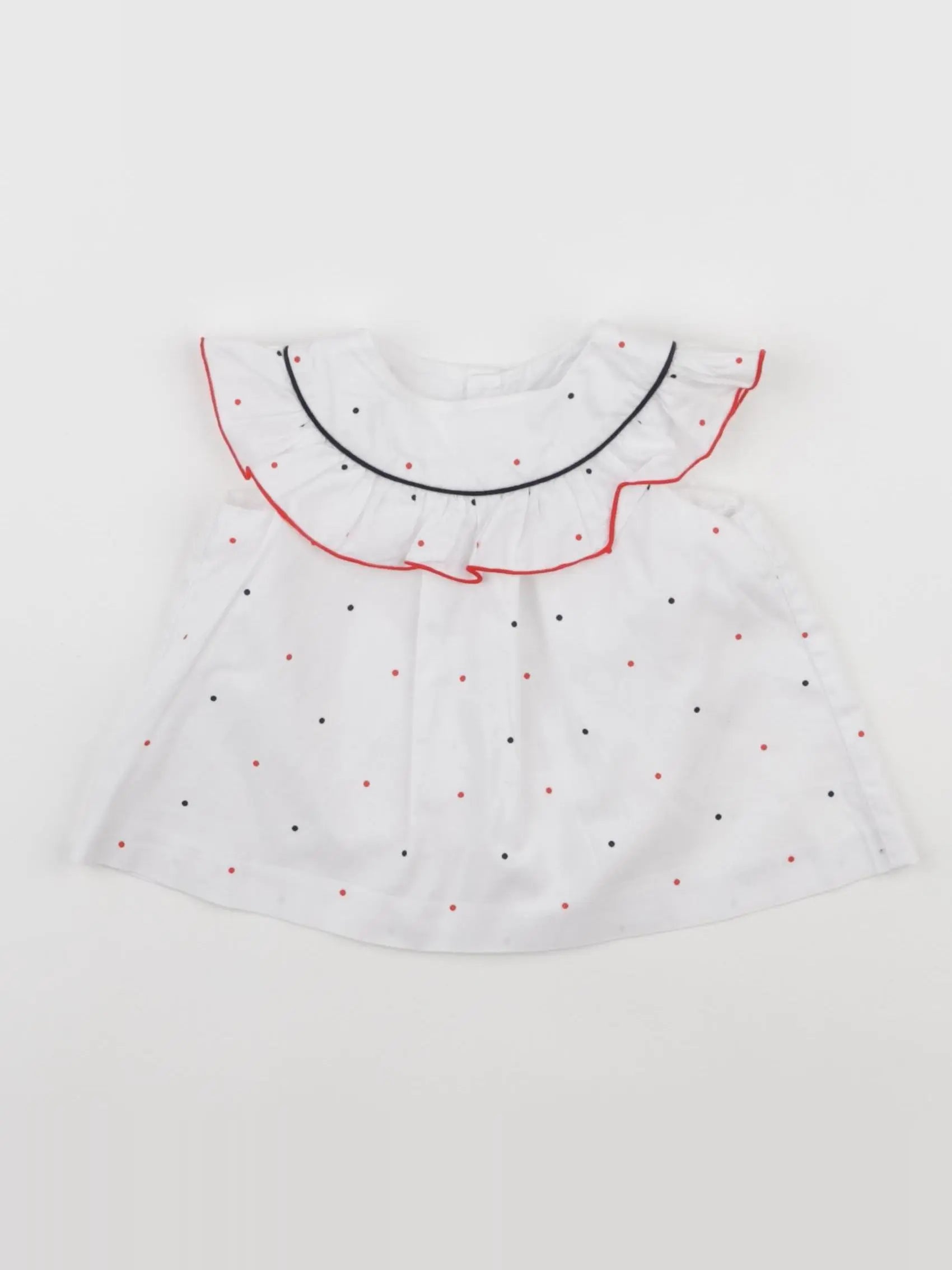 Jacadi - blouse blanc - 6 mois