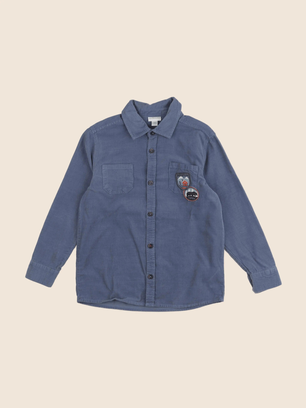 Vertbaudet - chemise bleu - 8 ans