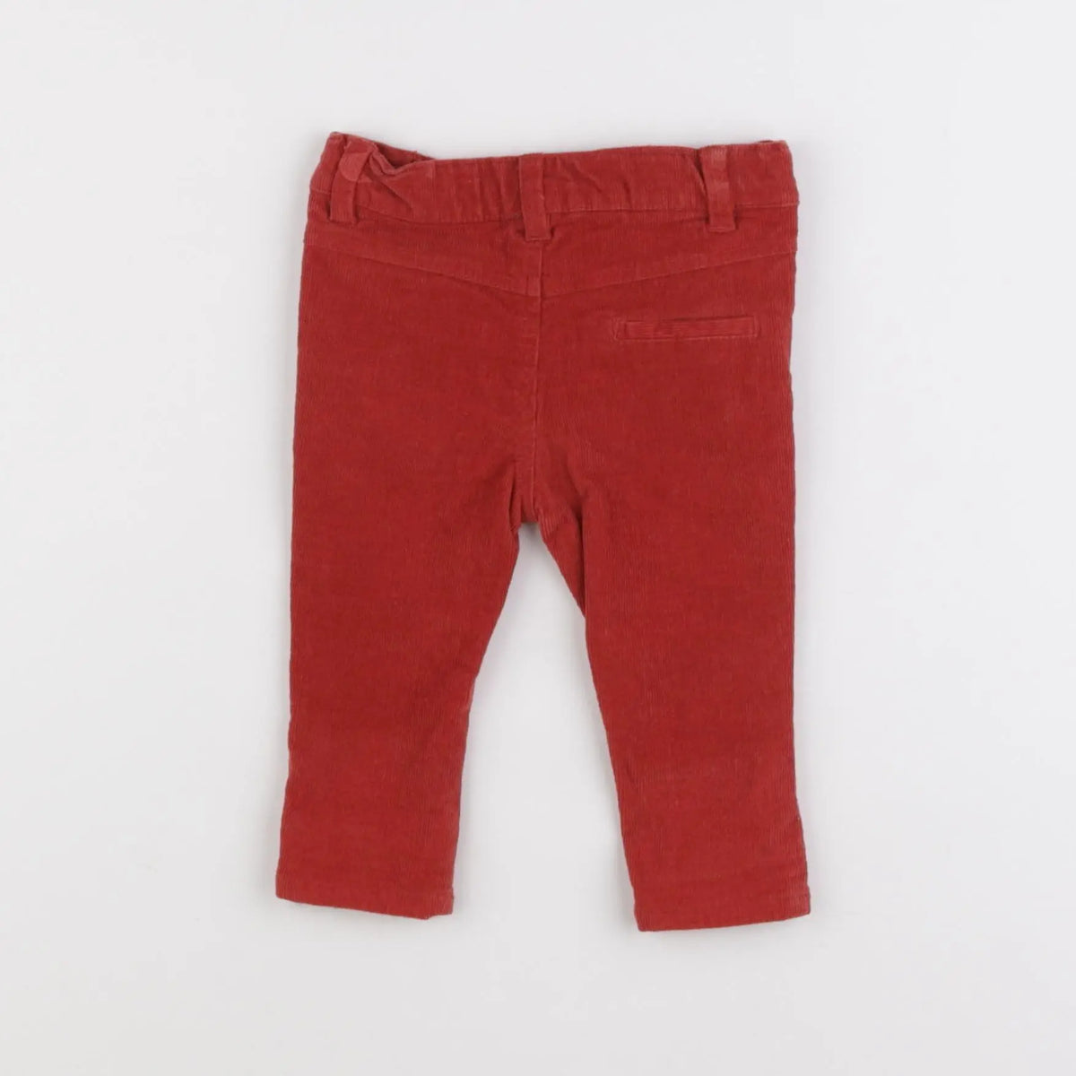 Vertbaudet - pantalon doublé rouge - 3 mois