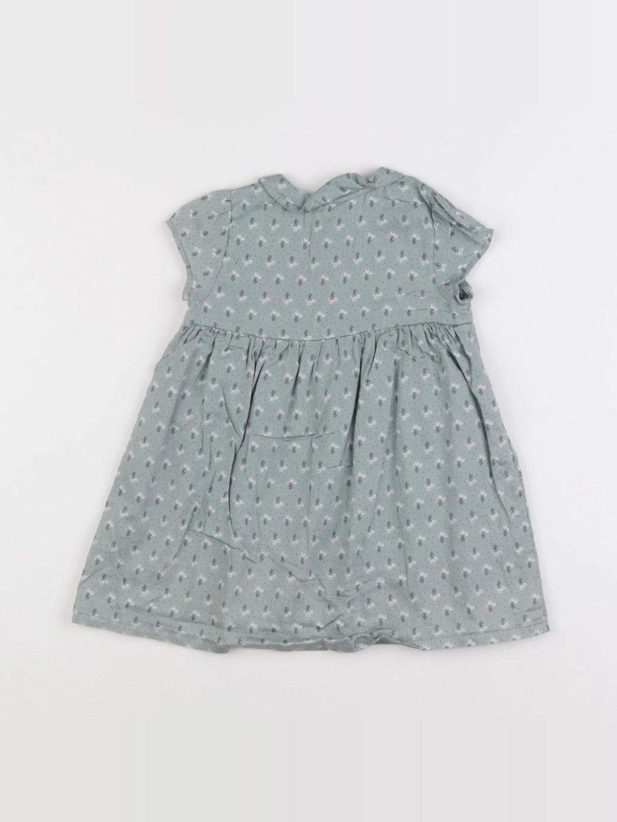 Boutchou - robe vert - 12 mois