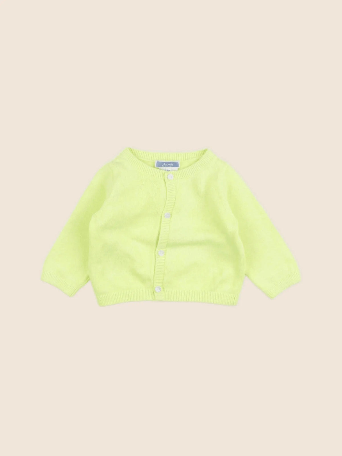 Jacadi - gilet jaune fluo - 6 mois