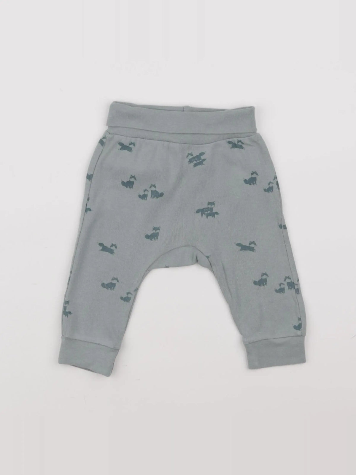 H&M - sarouel vert - 3/6 mois