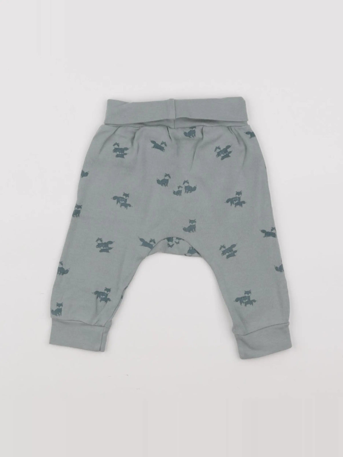H&M - sarouel vert - 3/6 mois