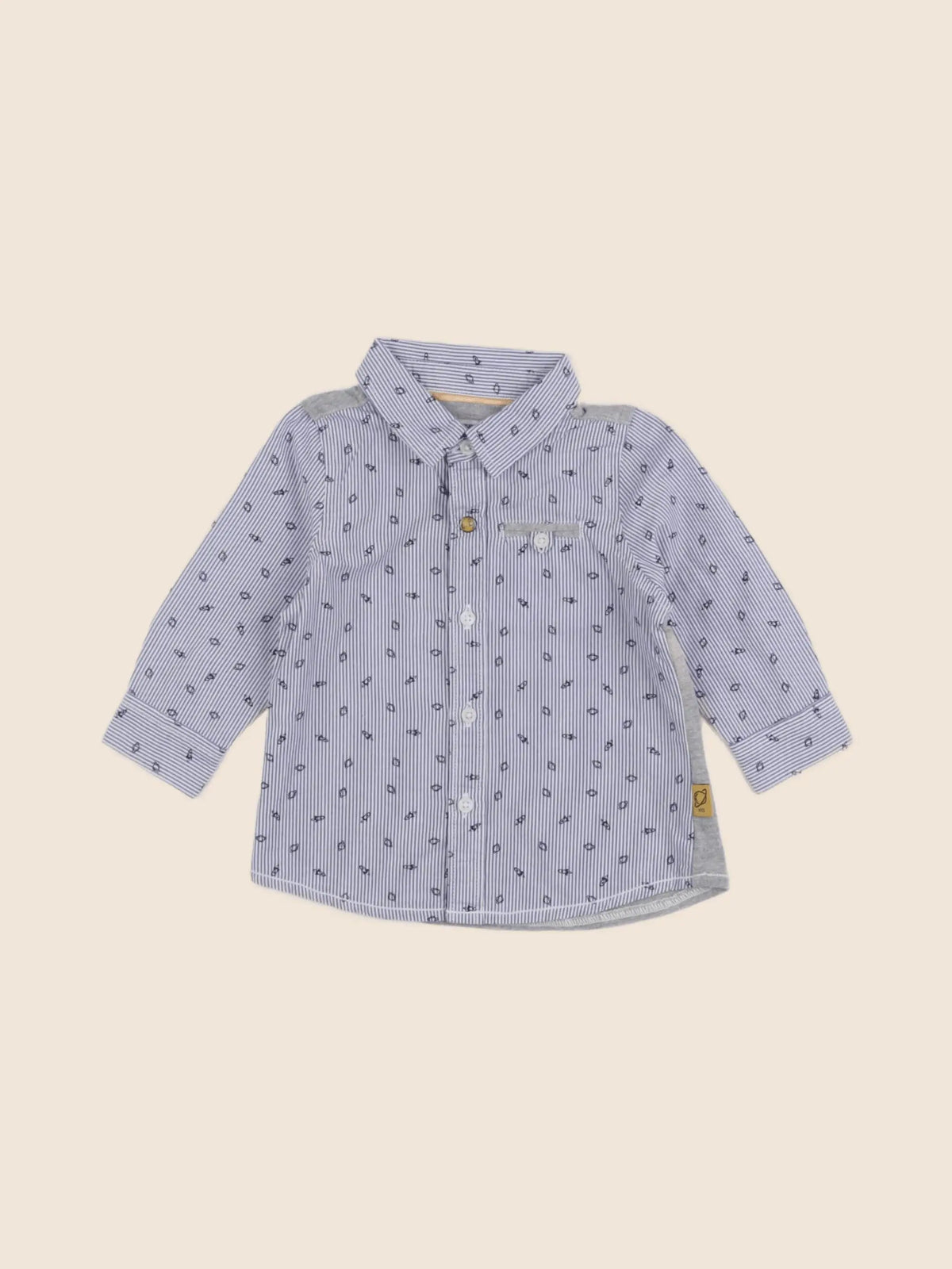 IKKS - chemise bleu - 6 mois